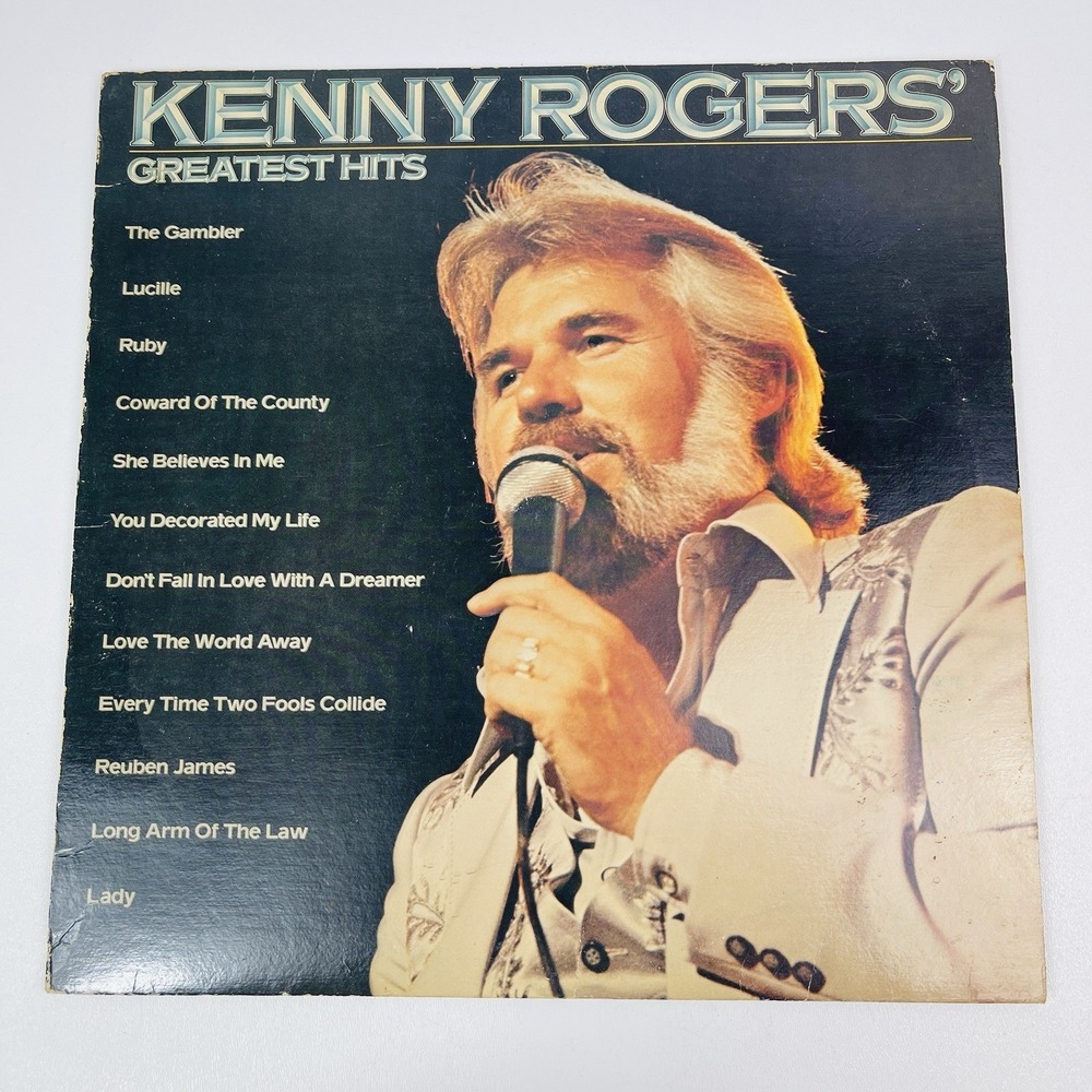 Kenny Rogers Greatest Hits 1980 Liberty Records Pop Country Vinyl LP